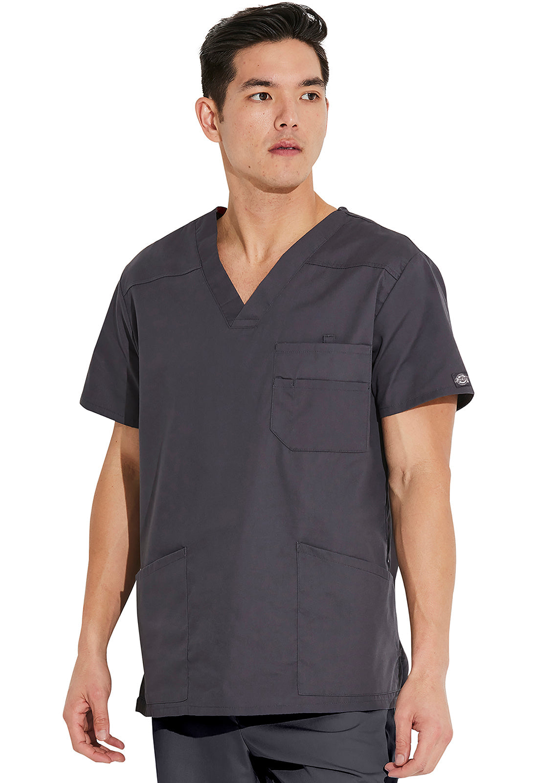 Men's Men's V-Neck Top - Pewter